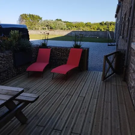 Domaine De La Dune Gite Entre Terre Et Mer Saint-Martin-de-Varreville Exterior foto